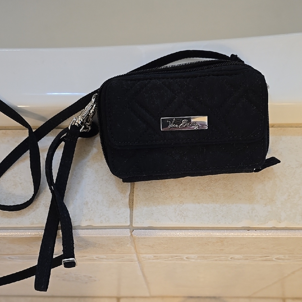 Vera Bradley Black Quilted Crossbody Bag